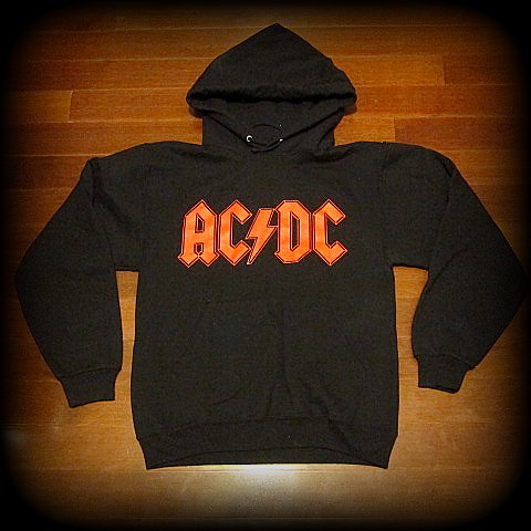 AC/DC - LOGO AND HIGHWAY TO HELL-TWO SIDED PRINTED  - HOODIE